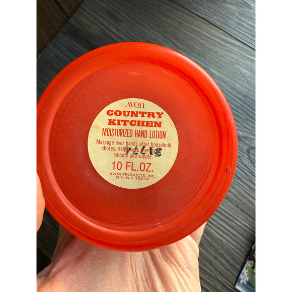 Vintage Avon Country Kitchen hand lotion bottle EMPTY BOTTLE - Picture 4 of 4